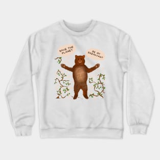 Save the planet Crewneck Sweatshirt